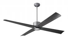 Modern Fan Co. NOU-GTMB-56-EB-NL-RC - Nouveau DC Fan; Graphite Finish w/ Matte Black; 56" Ebony Blades; No Light; Remote Control