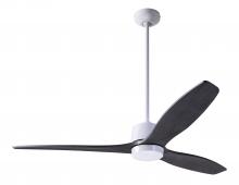 Modern Fan Co. ARB-GW-54-EB-NL-RC - Arbor DC Fan; Gloss White Finish; 54" Ebony Blades; No Light; Remote Control