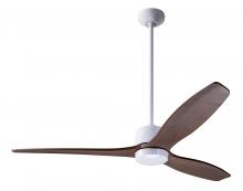 Modern Fan Co. ARB-GW-54-MG-NL-RC - Arbor DC Fan; Gloss White Finish; 54" Mahogany Blades; No Light; Remote Control