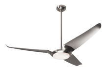 Modern Fan Co. IC3-BN-56-DK-570-RC - IC/Air (3 Blade ) Fan; Bright Nickel Finish; 56" Dark Blades; 20W LED; Remote Control