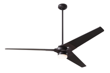 Modern Fan Co. TOR-DB-62-WW-271-002 - Torsion Fan; Dark Bronze Finish; 62" Whitewash Blades; 17W LED; Fan Speed and Light Control (3-w