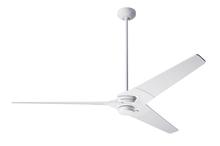 Modern Fan Co. TOR-GW-62-GY-NL-001 - Torsion Fan; Gloss White Finish; 62" Graywash Blades; No Light; Fan Speed Control