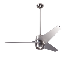 Modern Fan Co. VEL-BN-48-DK-NL-WC - Velo DC Fan; Bright Nickel Finish; 48" Dark Blades; No Light; Wall Control