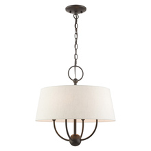 Livex Lighting 49444-92 - 4 Lt English Bronze  Pendant Chandelier