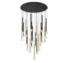 Lib & Co. US 12111-023 - Soffio, 25 Light Round LED Chandelier, Mixed