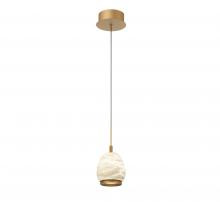 Lib & Co. US 12135-030 - Lucidata, 1 Light LED Pendant, Painted Antique Brass