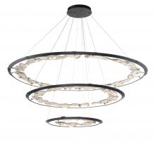 Lib & Co. US 12165-040 - Nettuno,3 Tier LED Chandelier, 
Painted Brushed Grey