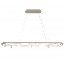 Lib & Co. US 12174-041 - Nettuno 60" Oval LED Chandelier, 
Painted Brushed Champagne