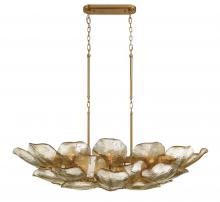 Lib & Co. US 12204-037 - Corato, 26 Light Island Chandelier, Brushed Brass