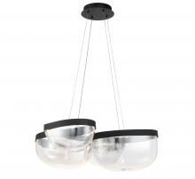 Lib & Co. US 12236-08 - Aveah, 4 Light LED Chandelier, Sand Black