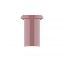 Montclair Light Works FMD425-20-L10 - 3.5" x 6" Axis Mini Cylinder LED Flush Mount, Mauve