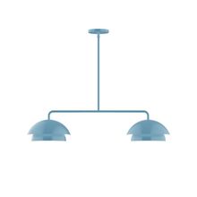 Montclair Light Works MSGX445-54 - 2-Light Axis Linear Pendant