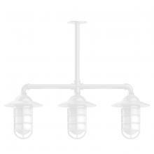 Montclair Light Works MSK052-44 - Vaportite 3-light Stem Hung Pendant Light