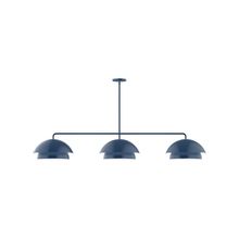 Montclair Light Works MSNX445-50 - 3-Light Axis Linear Pendant