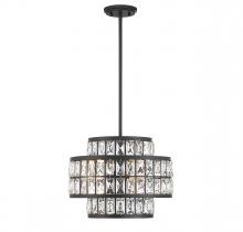 Savoy House 7-9044-3-89 - Renzo 3-Light Pendant in Matte Black