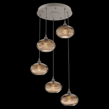 Hammerton  CHB0036-05-BS-OB-C01-E2 - Coppa Round 5pc Multi-Pendant