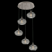 Hammerton  CHB0036-05-BS-OS-C01-E2 - Coppa Round 5pc Multi-Pendant