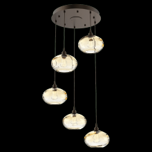 Hammerton  CHB0036-05-FB-OA-C01-E2 - Coppa Round 5pc Multi-Pendant