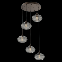 Hammerton  CHB0036-05-FB-OS-C01-E2 - Coppa Round 5pc Multi-Pendant