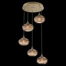 Hammerton  CHB0036-05-GB-OB-C01-E2 - Coppa Round 5pc Multi-Pendant