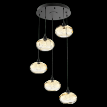 Hammerton  CHB0036-05-MB-OA-C01-E2 - Coppa Round 5pc Multi-Pendant