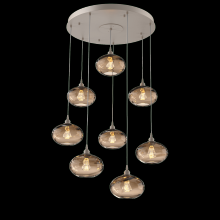 Hammerton  CHB0036-08-BS-OB-C01-E2 - Coppa Round 8pc Multi-Pendant