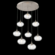 Hammerton  CHB0036-08-BS-OC-C01-E2 - Coppa Round 8pc Multi-Pendant