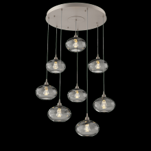 Hammerton  CHB0036-08-BS-OS-C01-E2 - Coppa Round 8pc Multi-Pendant