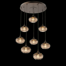 Hammerton  CHB0036-08-FB-OB-C01-E2 - Coppa Round 8pc Multi-Pendant