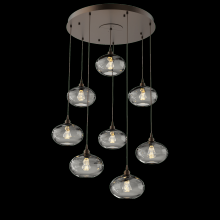 Hammerton  CHB0036-08-FB-OS-C01-E2 - Coppa Round 8pc Multi-Pendant