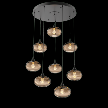 Hammerton  CHB0036-08-MB-OB-C01-E2 - Coppa Round 8pc Multi-Pendant