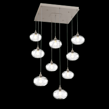 Hammerton  CHB0036-09-BS-OC-C01-E2 - Coppa Square 9pc Multi-Pendant