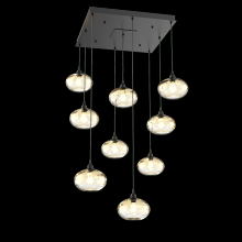 Hammerton  CHB0036-09-MB-OA-C01-E2 - Coppa Square 9pc Multi-Pendant