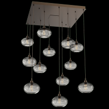 Hammerton  CHB0036-12-FB-OS-C01-E2 - Coppa Square 12pc Multi-Pendant