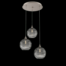 Hammerton  CHB0047-03-BS-OS-C01-E2 - Terra Round 3pc Multi-Pendant