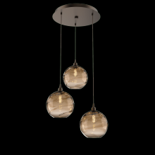 Hammerton  CHB0047-03-FB-OB-C01-E2 - Terra Round 3pc Multi-Pendant