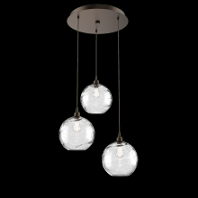 Hammerton  CHB0047-03-FB-OC-C01-E2 - Terra Round 3pc Multi-Pendant