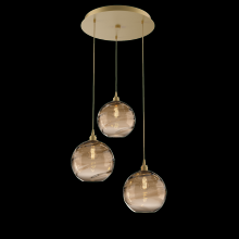 Hammerton  CHB0047-03-GB-OB-C01-E2 - Terra Round 3pc Multi-Pendant