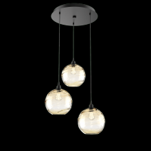 Hammerton  CHB0047-03-MB-OA-C01-E2 - Terra Round 3pc Multi-Pendant