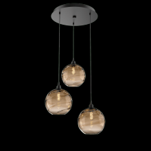 Hammerton  CHB0047-03-MB-OB-C01-E2 - Terra Round 3pc Multi-Pendant