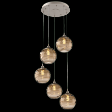 Hammerton  CHB0047-05-BS-OB-C01-E2 - Terra Round 5pc Multi-Pendant