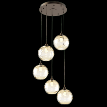 Hammerton  CHB0047-05-FB-OA-C01-E2 - Terra Round 5pc Multi-Pendant