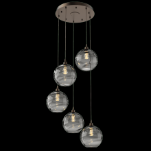 Hammerton  CHB0047-05-FB-OS-C01-E2 - Terra Round 5pc Multi-Pendant