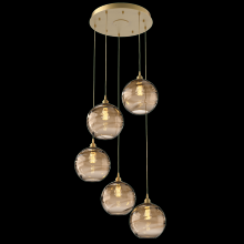 Hammerton  CHB0047-05-GB-OB-C01-E2 - Terra Round 5pc Multi-Pendant