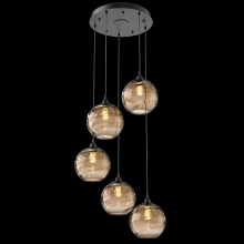 Hammerton  CHB0047-05-MB-OB-C01-E2 - Terra Round 5pc Multi-Pendant