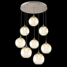 Hammerton  CHB0047-08-BS-OA-C01-E2 - Terra Round 8pc Multi-Pendant