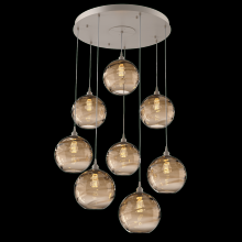 Hammerton  CHB0047-08-BS-OB-C01-E2 - Terra Round 8pc Multi-Pendant