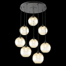 Hammerton  CHB0047-08-MB-OA-C01-E2 - Terra Round 8pc Multi-Pendant