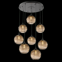 Hammerton  CHB0047-08-MB-OB-C01-E2 - Terra Round 8pc Multi-Pendant