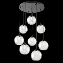 Hammerton  CHB0047-08-MB-OC-C01-E2 - Terra Round 8pc Multi-Pendant